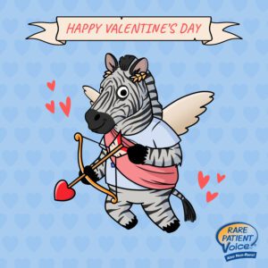 Rarity as cupid for Valentines Day 2.2025